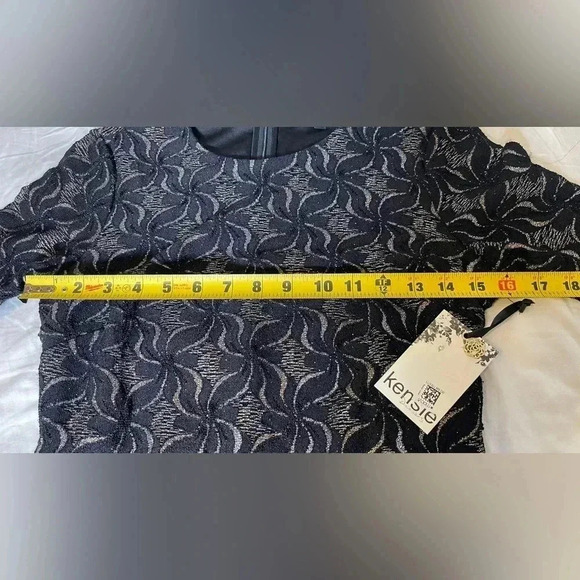 NWT-Kensie Dresses  Color: Black/Gold size: 2 - Picture 7 of 8